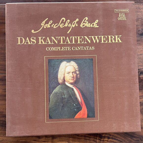 J. S. Bach Das Kantatenwerk Complete Cantatas Vol 21 LP Box Set 1978 Telefunken - Picture 1 of 8